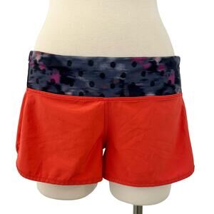 Lululemon Speed Short in Alarming / Windy Blooms Regal Plum Multi | 6
